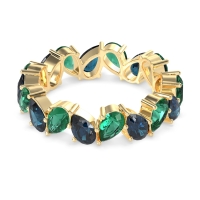 Twisted Pear Shape Eternity Taya Band