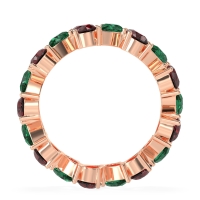 Twisted Pear Shape Eternity Taya Band