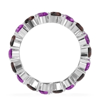 Twisted Pear Shape Eternity Taya Band