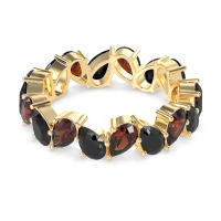 Twisted Pear Shape Eternity Taya Band