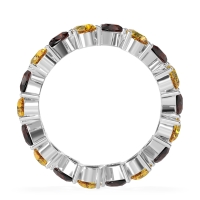 Twisted Pear Shape Eternity Taya Band