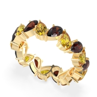 Twisted Pear Shape Eternity Taya Band