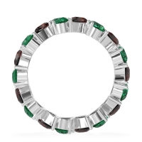 Twisted Pear Shape Eternity Taya Band