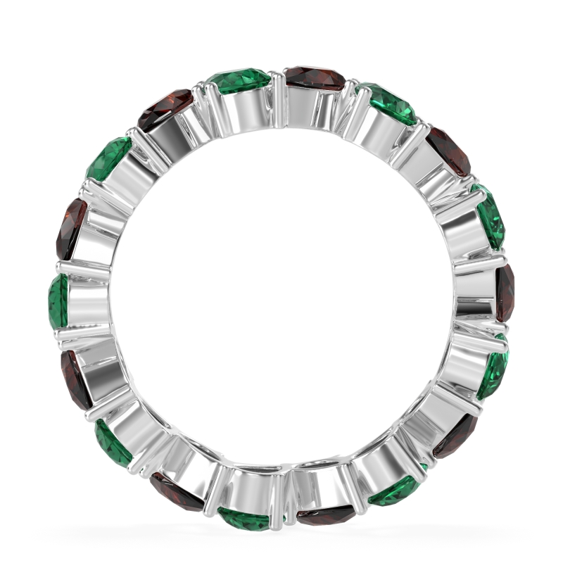 Twisted Pear Shape Eternity Taya Band