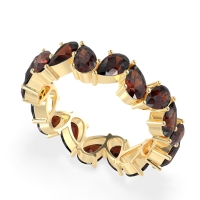 Twisted Pear Shape Eternity Taya Band