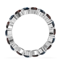 Twisted Pear Shape Eternity Taya Band