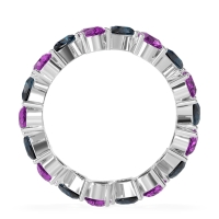 Twisted Pear Shape Eternity Taya Band