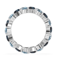 Twisted Pear Shape Eternity Taya Band