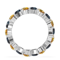 Twisted Pear Shape Eternity Taya Band