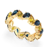 Twisted Pear Shape Eternity Taya Band