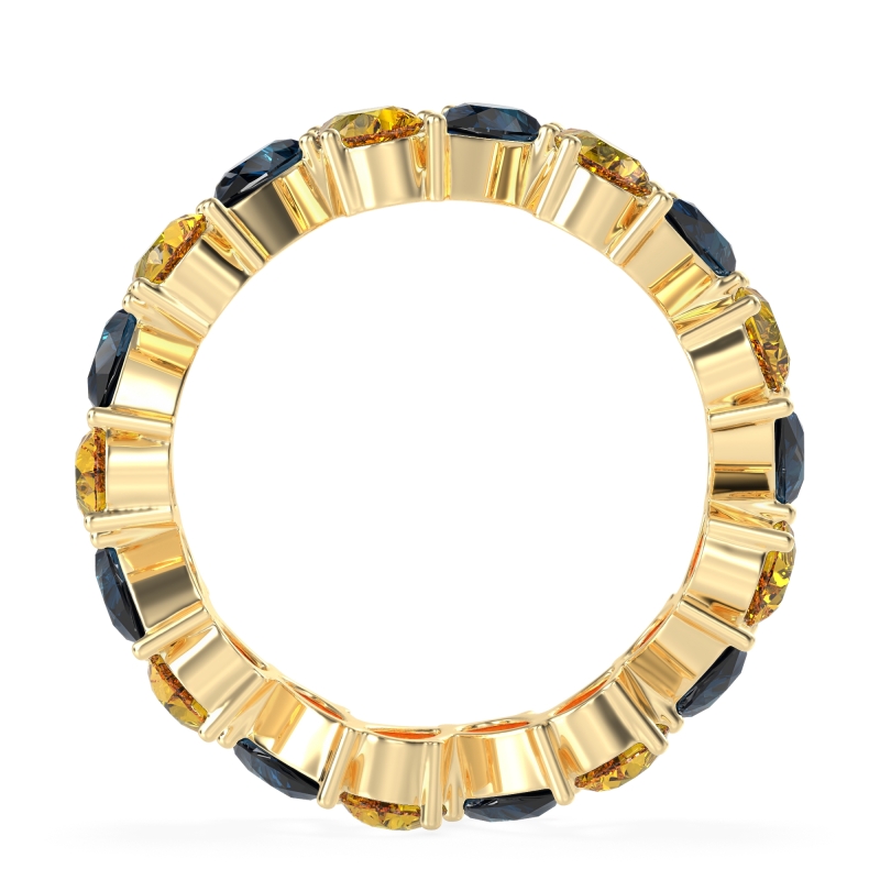 Twisted Pear Shape Eternity Taya Band