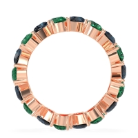 Twisted Pear Shape Eternity Taya Band