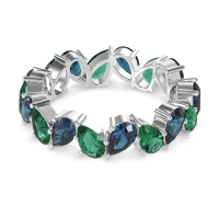 Twisted Pear Shape Eternity Taya Band