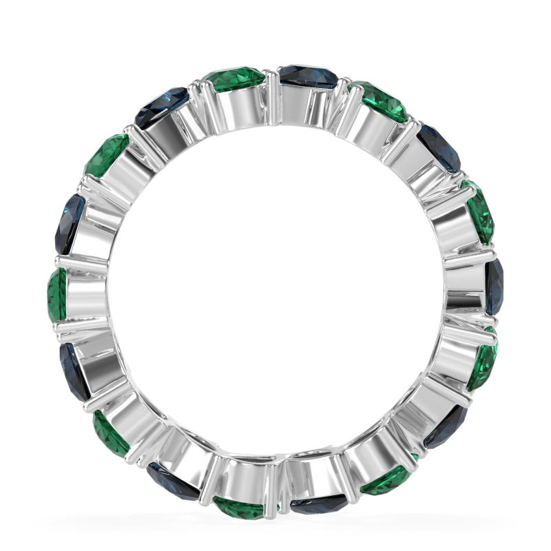 Twisted Pear Shape Eternity Taya Band