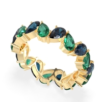 Twisted Pear Shape Eternity Taya Band