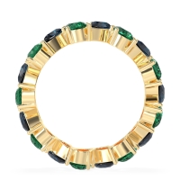 Twisted Pear Shape Eternity Taya Band