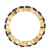 Twisted Pear Shape Eternity Taya Band