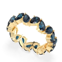 Twisted Pear Shape Eternity Taya Band