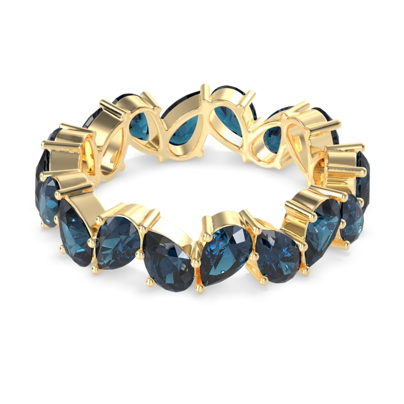 Twisted Pear Shape Eternity Taya Band