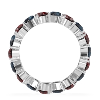 Twisted Pear Shape Eternity Taya Band