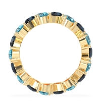 Twisted Pear Shape Eternity Taya Band