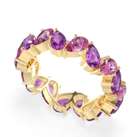 Twisted Pear Shape Eternity Taya Band