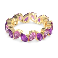 Twisted Pear Shape Eternity Taya Band