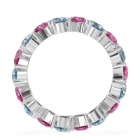 Twisted Pear Shape Eternity Taya Band