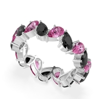 Twisted Pear Shape Eternity Taya Band