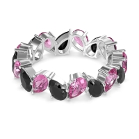 Twisted Pear Shape Eternity Taya Band