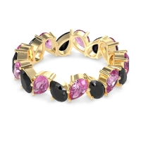 Twisted Pear Shape Eternity Taya Band