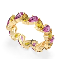 Twisted Pear Shape Eternity Taya Band