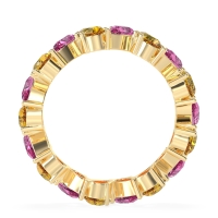 Twisted Pear Shape Eternity Taya Band