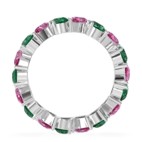 Twisted Pear Shape Eternity Taya Band