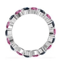 Twisted Pear Shape Eternity Taya Band