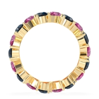 Twisted Pear Shape Eternity Taya Band