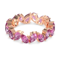 Twisted Pear Shape Eternity Taya Band