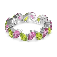 Twisted Pear Shape Eternity Taya Band