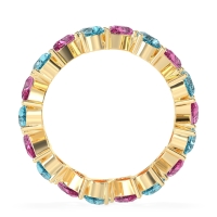 Twisted Pear Shape Eternity Taya Band