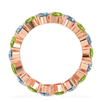 Twisted Pear Shape Eternity Taya Band