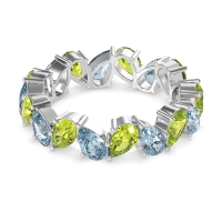 Twisted Pear Shape Eternity Taya Band