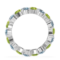 Twisted Pear Shape Eternity Taya Band