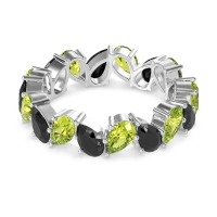 Twisted Pear Shape Eternity Taya Band