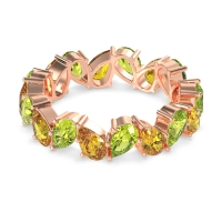 Twisted Pear Shape Eternity Taya Band