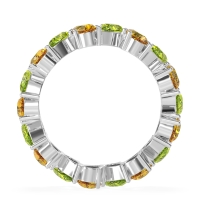 Twisted Pear Shape Eternity Taya Band