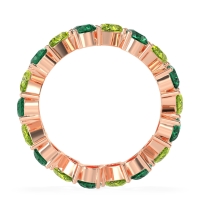 Twisted Pear Shape Eternity Taya Band