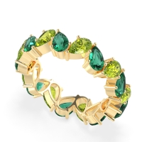 Twisted Pear Shape Eternity Taya Band