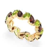 Twisted Pear Shape Eternity Taya Band