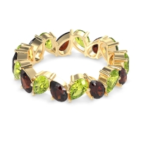 Twisted Pear Shape Eternity Taya Band