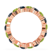 Twisted Pear Shape Eternity Taya Band